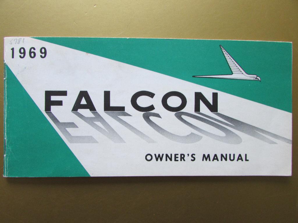 1969 Ford Falcon owner's manual, Engels, Ophalen of Verzenden
