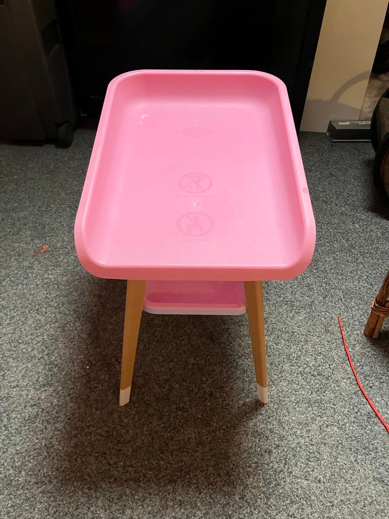 Baby Born Commode - Roze met Houten Poten, Gebruikt, Minder dan 75 cm, Commode, Ophalen