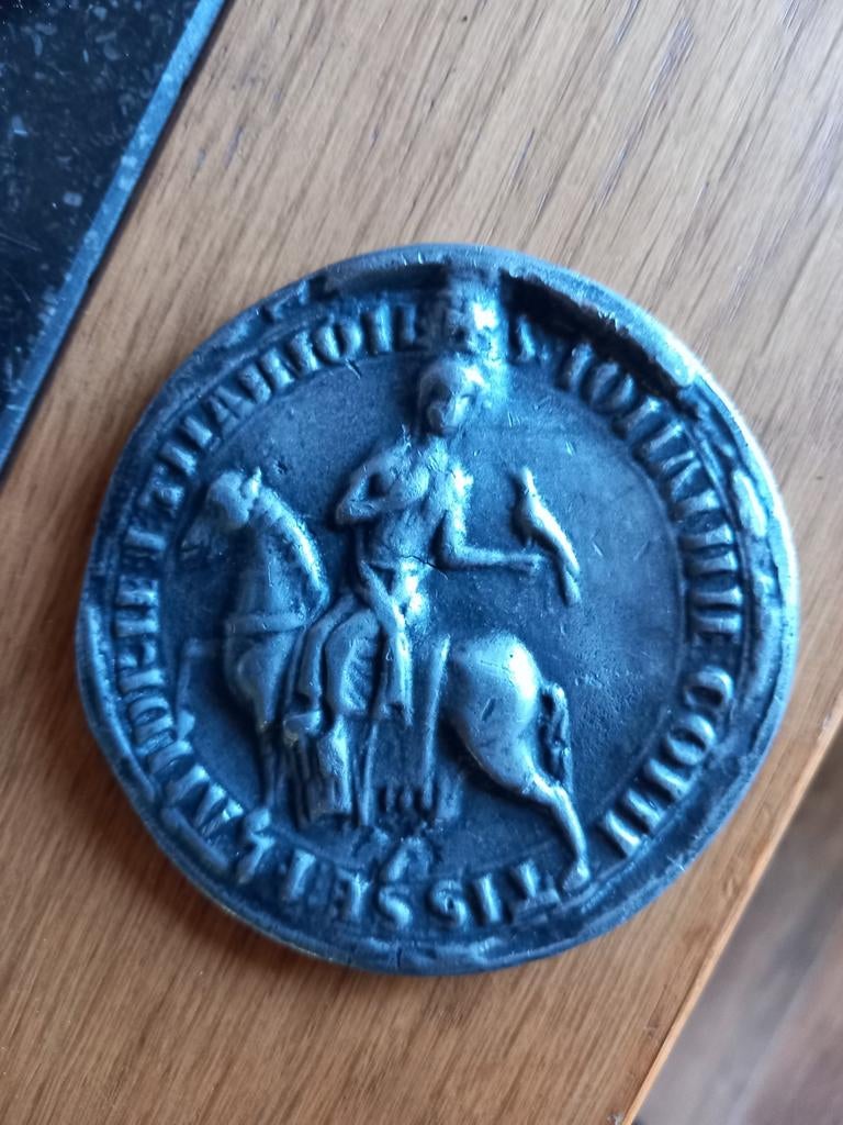 Oude stempel ., Postzegels en Munten, Penningen en Medailles, Ophalen of Verzenden, Overige materialen