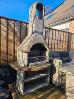 Stenen BBQ/tuinkachel, Tuin en Terras, Houtskoolbarbecues, Ophalen, Gebruikt