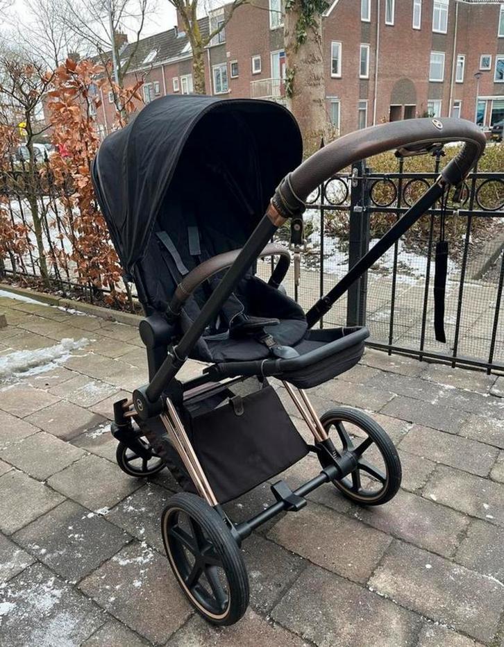 Cybex Priam Rose Gold kinderwagen, Kinderen en Baby's, Kinderwagens en Combinaties, Gebruikt, Combiwagen, Overige merken, Met reiswieg