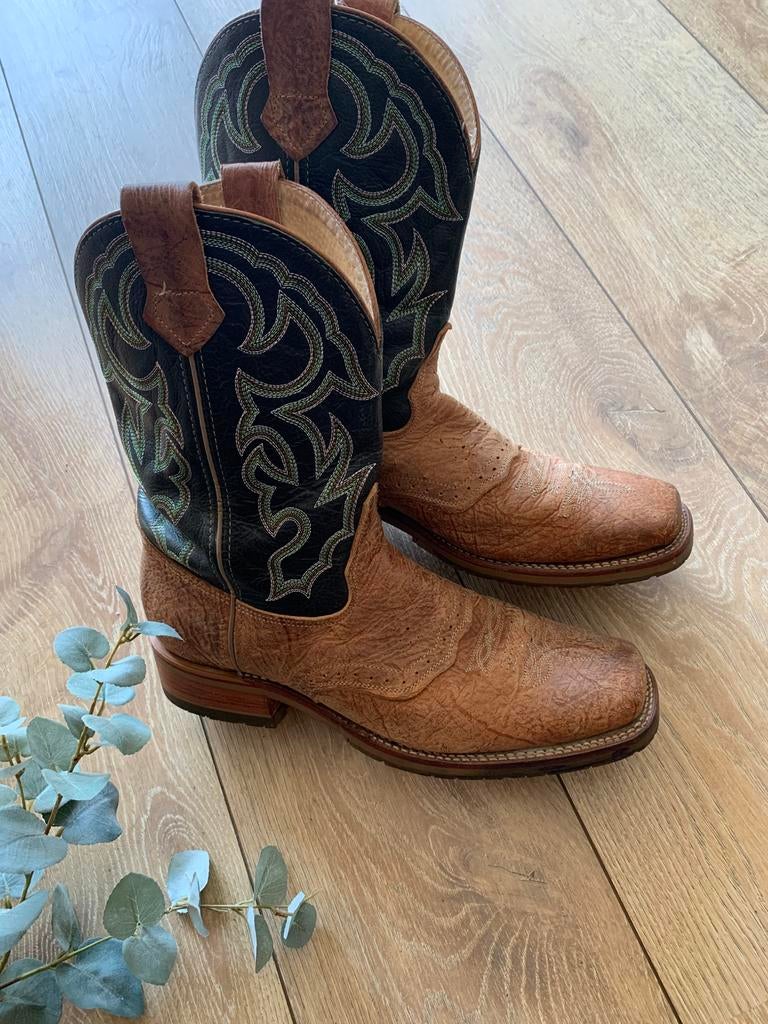 Double H cowboylaarzen 45 46 square toe western boots, -, Boots, Ophalen of Verzenden, Zo goed als nieuw