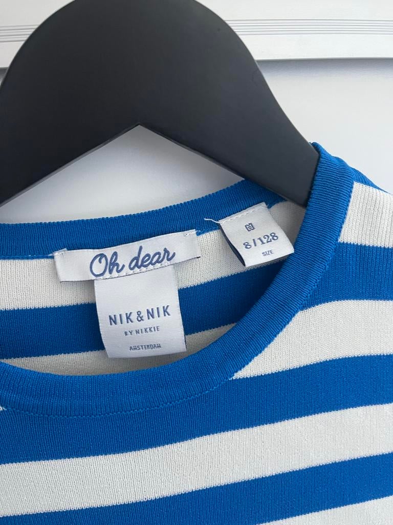 NIK & NIK jurkje, maat 128/8, Kinderen en Baby's, Kinderkleding | Maat 128, Ophalen of Verzenden, Zo goed als nieuw, Meisje, Jurk of Rok