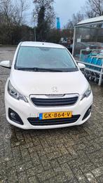 Peugeot 108 1.0 12V E-vti 51KW 5DR 2015 Wit, Auto's, Voorwielaandrijving, Stof, Zwart, 4 stoelen