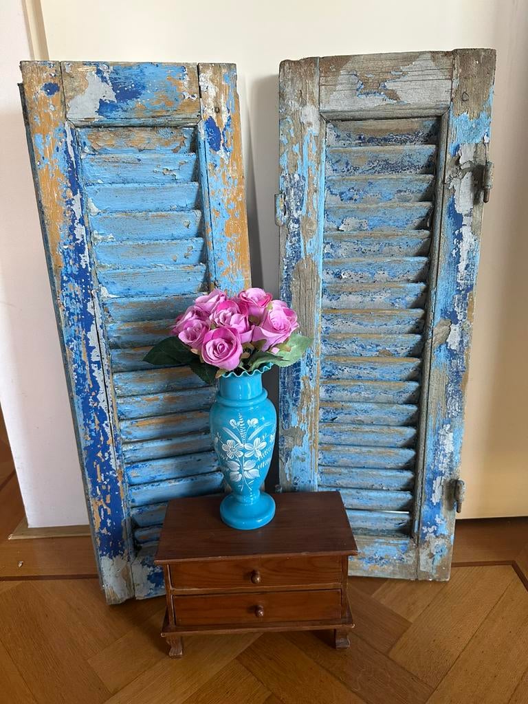 Brocante landelijke franse set luiken, Ophalen of Verzenden