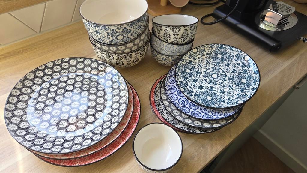 Cosy & Trendy Servies Set - Borden, Kommen, Schalen, Ophalen, Zo goed als nieuw, Overige stijlen, Aardewerk