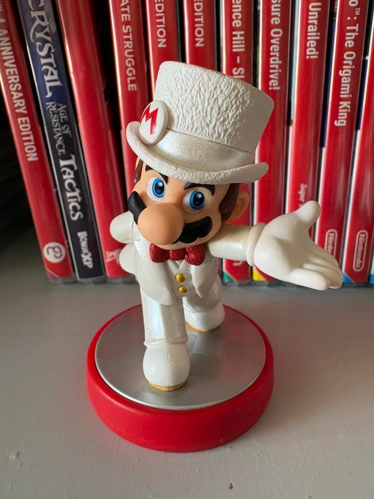 Amiibo Wedding Mario (Super Mario Odyssey), 1 speler, Ophalen of Verzenden, Zo goed als nieuw, Vanaf 3 jaar