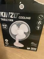 KINZO Tafelventilator Ø30 cm - gebruikt in doos, Ophalen, Gebruikt, Tafelventilator
