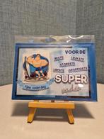 Kaartje vaderdag sterke man met spierballen, Ophalen of Verzenden, Nieuw, Kerst