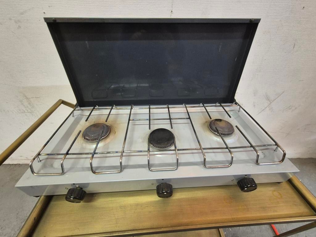 Camping gasstel met 3 pitten, Caravans en Kamperen, Ophalen