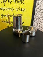 Vintage Perculator, melkkannetje & suikerpot Guido Bergna, Huis en Inrichting, Keuken | Servies, Overige materialen, Overige typen