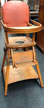 Antieke Naether Kinderstoel - Houten Hoge Stoel, Ophalen