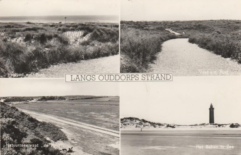 OUDDORP Langs Ouddorp's Strand1970, Verzamelen, Ansichtkaarten | Nederland, Verzenden, 1960 tot 1980, Gelopen, Zuid-Holland