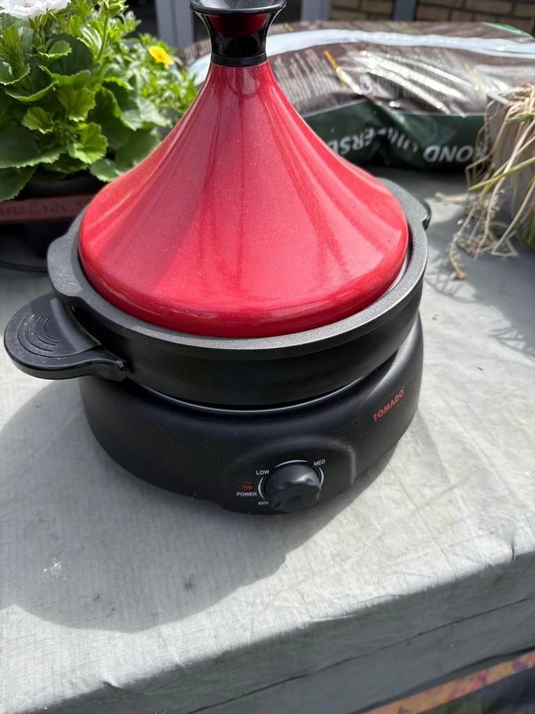 Tomado Elektrische Tajine / Tafelgrill - Zo goed als nieuw, Ophalen of Verzenden, Zo goed als nieuw, Tafelgrill