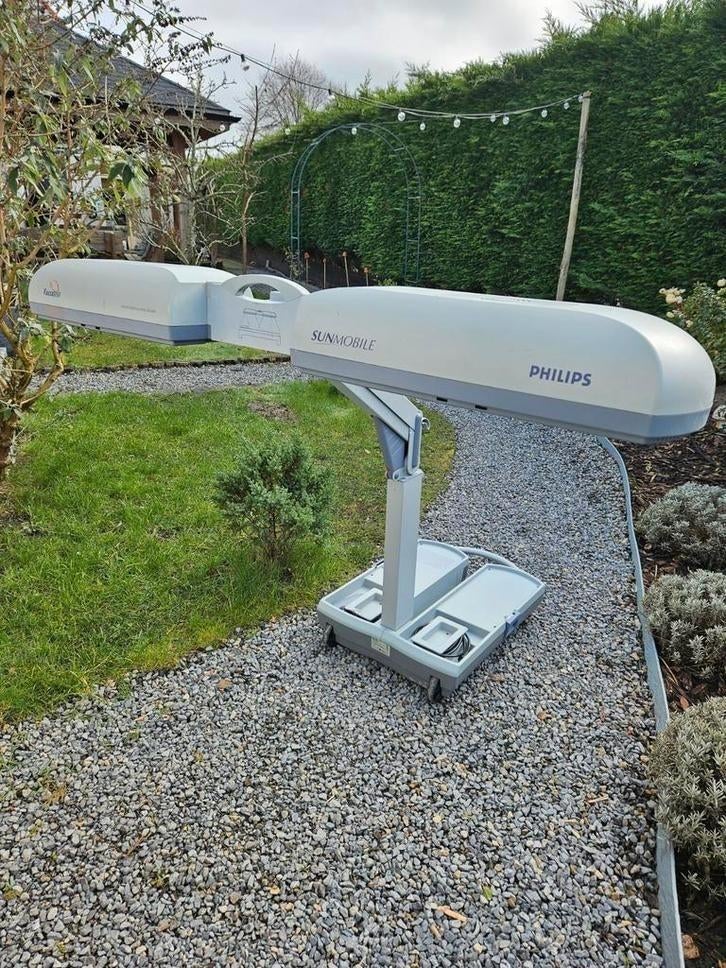 opklapbare Philips HB951 Sunmobile Plus, Witgoed en Apparatuur, Zonnebanken en Gezichtsbruiners, Ophalen of Verzenden, Zo goed als nieuw