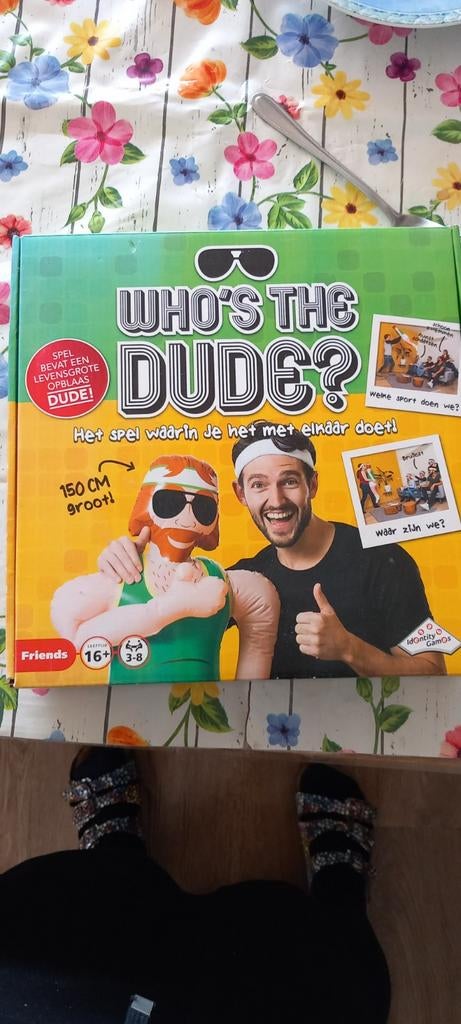Who's the Dude? Zo goed als nieuw, Hobby en Vrije tijd, Gezelschapsspellen | Bordspellen, Vijf spelers of meer, Ophalen of Verzenden