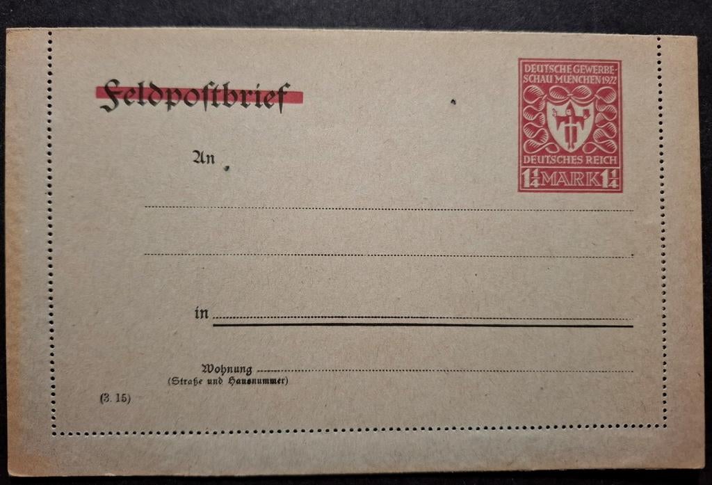 Duitsland feldpost, Ophalen of Verzenden, Briefkaart