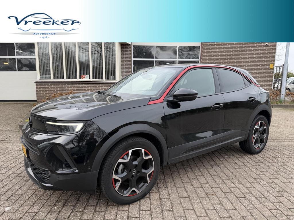 Opel Mokka 1.2 Turbo GS Line Automaat l Nav l camera, Auto's, Opel, Gebruikt, Euro 6, 1199 cc, Zwart