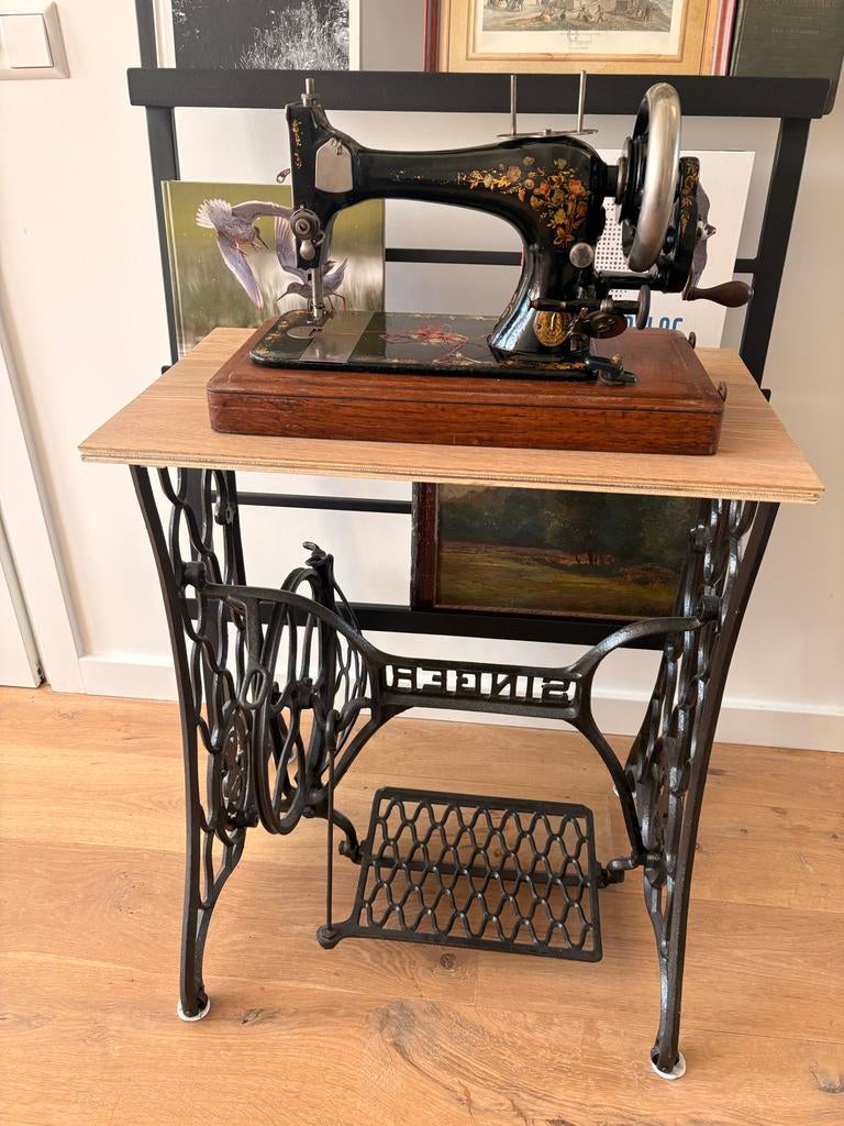 Antieke Singer naaimachine, Antiek en Kunst, Antiek | Naaimachines, Ophalen