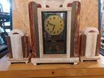 Marmeren klokkenstel - Klok moet nagekeken/gerepareerd, Antiek en Kunst, Ophalen