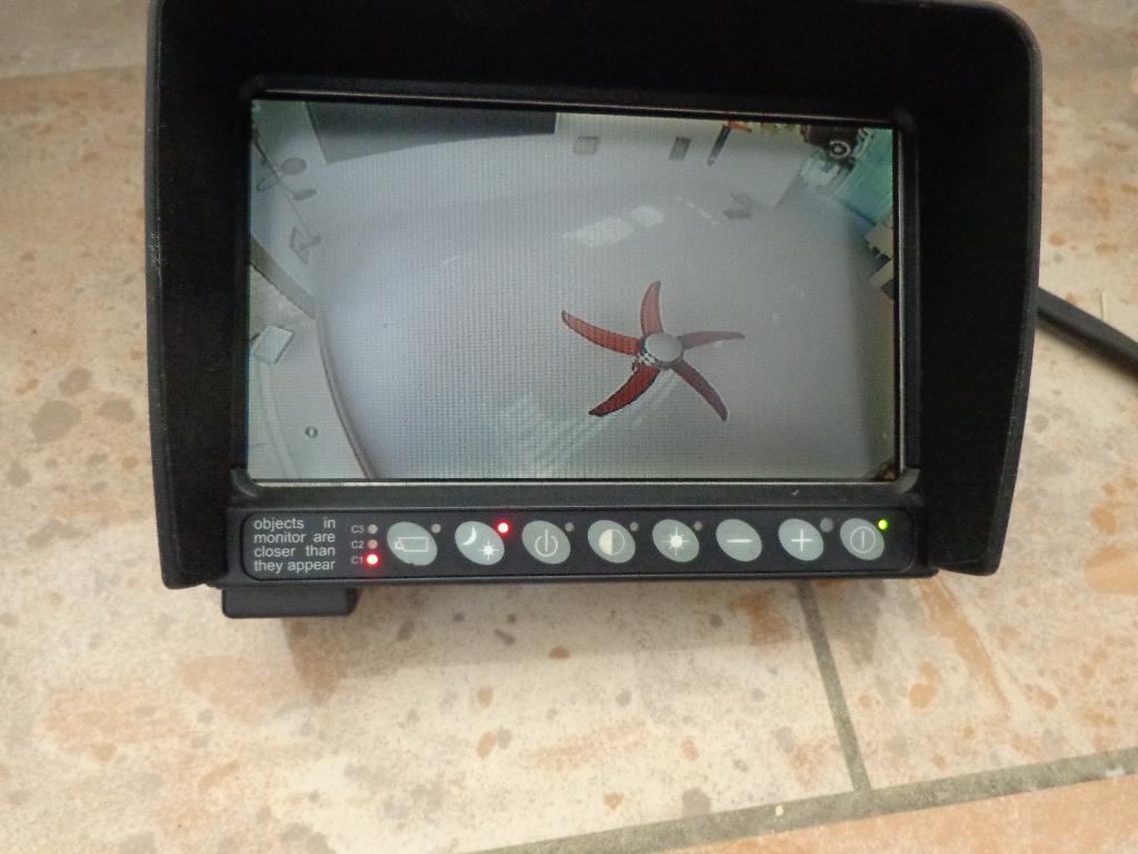 ORLACO set MONITOR CAMERA 118 Gr VERLENG KABEL IN TOP STAAT., Auto diversen, Ophalen of Verzenden