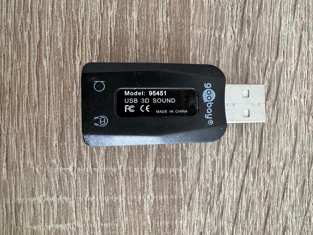 USB 2.0 Externe Geluidskaart 95451 Goobay, Computers en Software, Geluidskaarten, Zo goed als nieuw, Extern, Ophalen of Verzenden