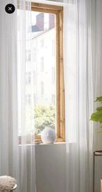 Vitrage set Lill | incl. gordijnroede Hugad (IKEA), Huis en Inrichting, 200 cm of meer, Wit, Ophalen of Verzenden, Zo goed als nieuw