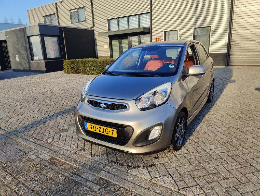 Kia Picanto 1.0 CVVT Design Ed. bj 2012 Leer Airco, Auto's, Kia, Bedrijf, Te koop, Picanto, ABS, Airbags, Airconditioning, Alarm