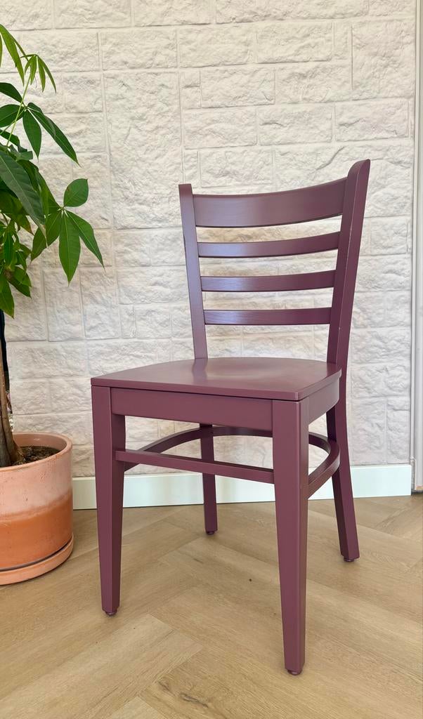 Cafestoel in Flexa Nice Aubergine, Ophalen, Overige kleuren, Zo goed als nieuw, Eén