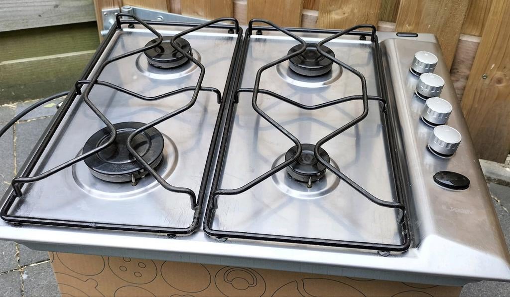 Ignis Inbouw Gasfornuis - 4 Kookzones, Gebruikt, Inbouw, Gas, 4 kookzones