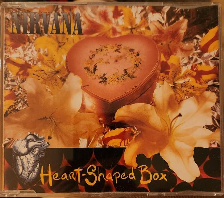CD Single Nirvana  Heart-Shaped Box KRASVRIJ, Cd's en Dvd's, Cd Singles, Zo goed als nieuw, Rock en Metal, 1 single, Ophalen of Verzenden