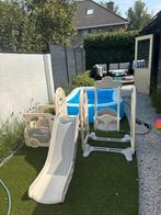 Russle speeltoestel 3-in-1: glijbaan, schommel en auto, Kinderen en Baby's, Speelgoed | Buiten | Speeltoestellen, Ophalen, Zo goed als nieuw