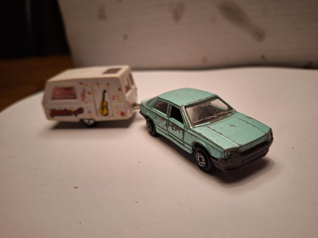 Renault 25 met Caravan 1:63, Ophalen of Verzenden, Overige merken