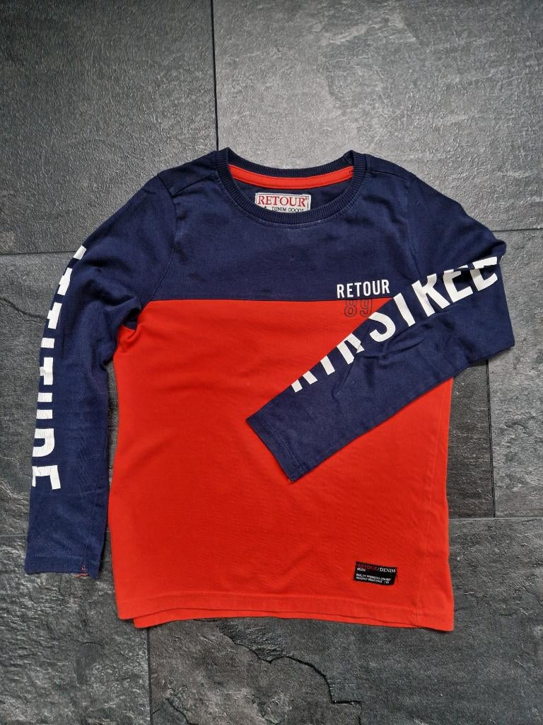 Retour Denim Longsleeve maat 116 (6), Kinderen en Baby's, Kinderkleding | Maat 116, Ophalen of Verzenden, Zo goed als nieuw, Shirt of Longsleeve