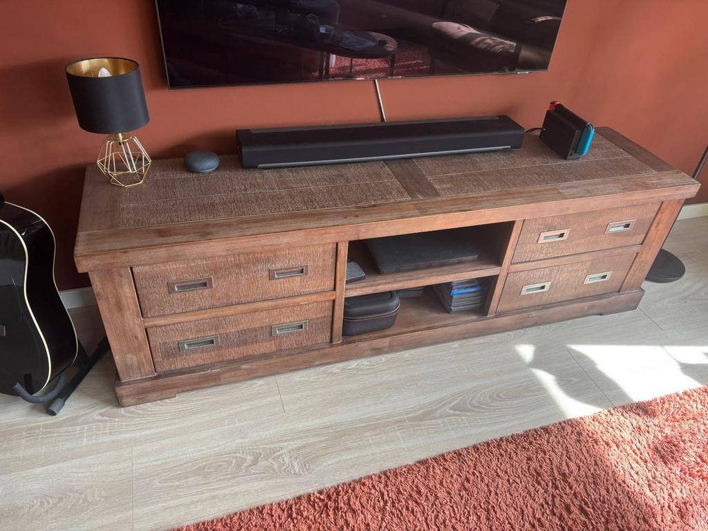 Tv meubel en salontafel Henders en Hazel, Huis en Inrichting, Kasten | Televisiemeubels, Ophalen, Gebruikt, 100 tot 150 cm, Minder dan 100 cm