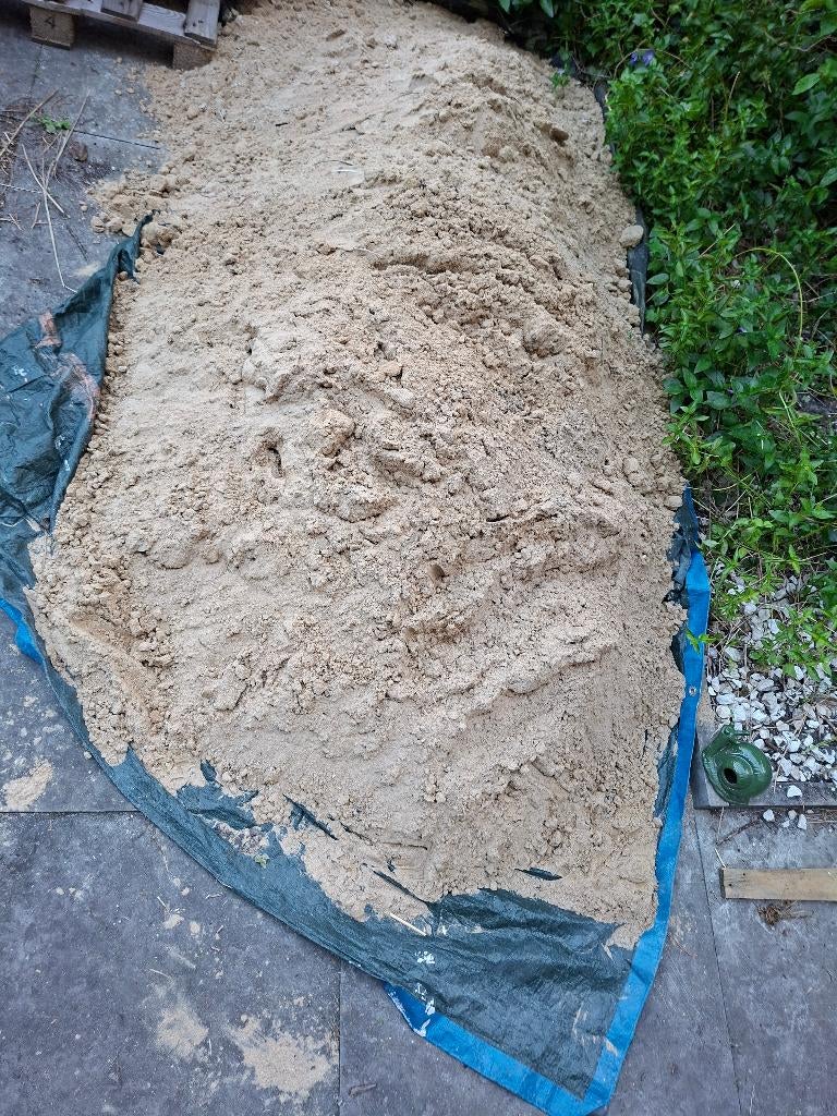 Zand 1m3, Tuin en Terras, Zand, Ophalen, Gebruikt, Ophoogzand