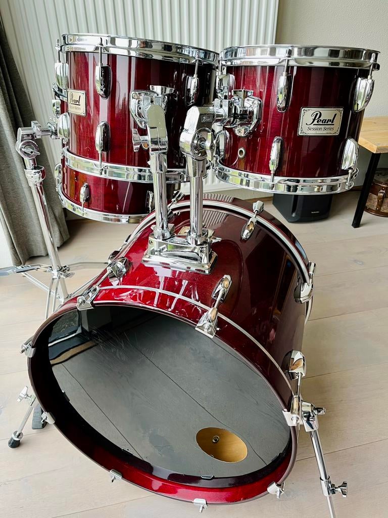 Pearl Session drumstel shell set, Muziek en Instrumenten, Ophalen, Gebruikt, Pearl