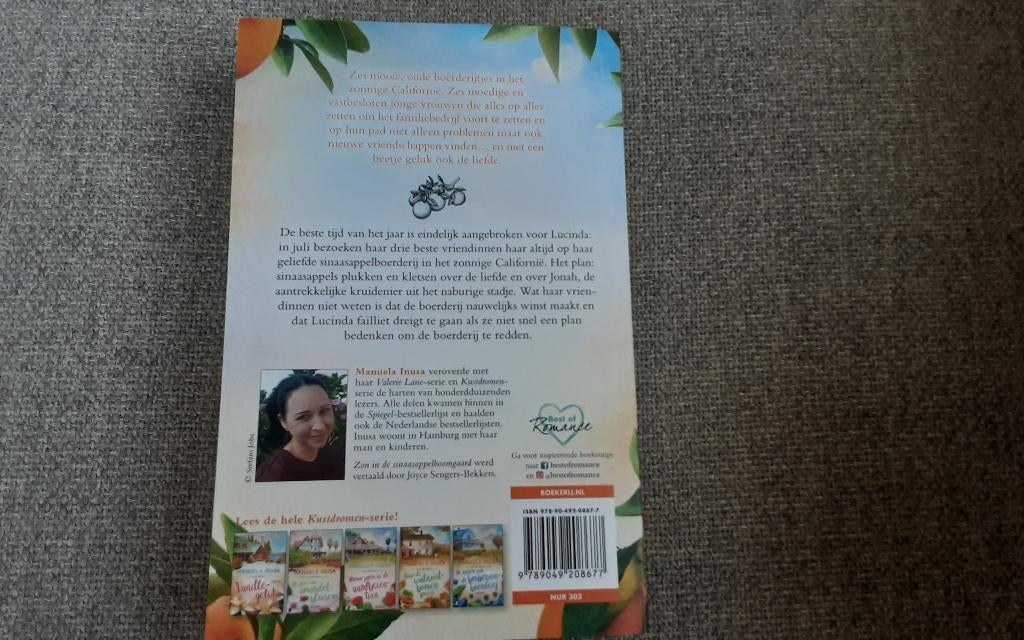 Zon in de sinaasappelboomgaard   Manuela Inusa, Manuela Inusa, Ophalen of Verzenden, Zo goed als nieuw, Nederland