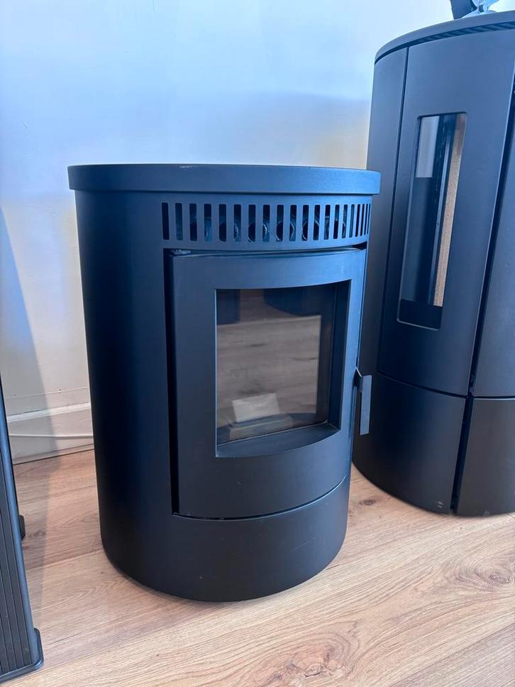 Duroflame Rinus pelletkachel (ingeruild model), Huis en Inrichting, Kachels, Zo goed als nieuw, Vrijstaand, Pelletkachel, Overige brandstoffen