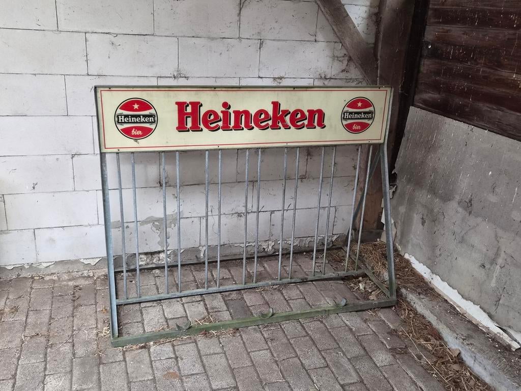 Heineken fietsrek 145 cm breed, 120 cm hoog, Ophalen of Verzenden