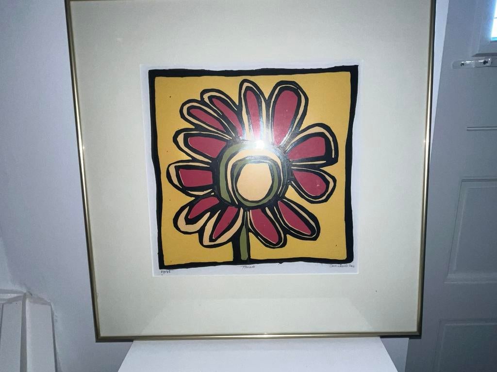 Lino snede Derk Wessels Floriade 2002, Antiek en Kunst, Ophalen