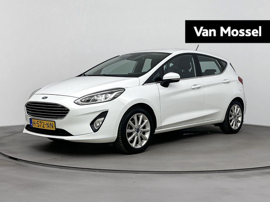 Ford Fiesta 1.0 EcoBoost Titanium 95PK | Navigatie | Stoel,-, Auto's, Stof, Gebruikt, Euro 6, 1064 kg