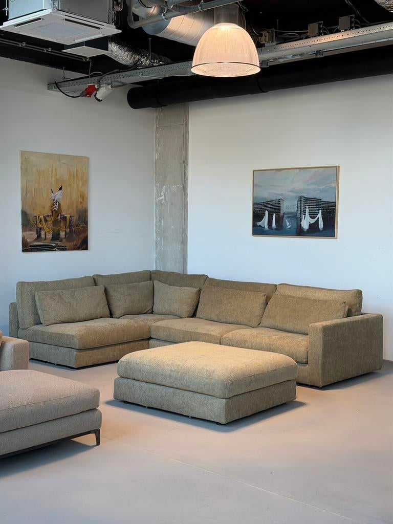 Linteloo Mauro Bank | Modulair | NIEUWSTAAT + Garantie, Hoekbank, 300 cm of meer, Ophalen of Verzenden, Zo goed als nieuw