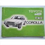 Toyota Corolla FWD Instructieboekje 1985 #4 Nederlands, Ophalen of Verzenden