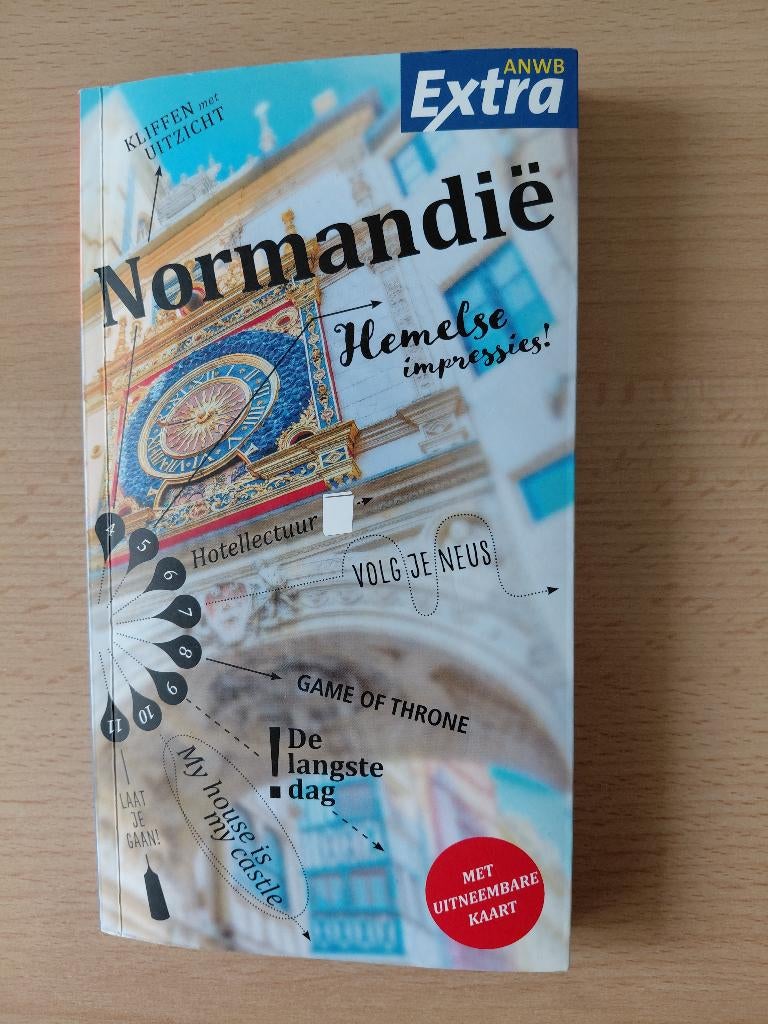 Reisgidsje voor Normandie, Boeken, Europa, Ophalen of Verzenden, Zo goed als nieuw, Reisgids of -boek