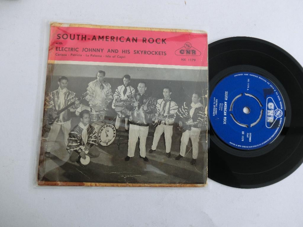 Electric Johnny and his Skyrockets  South American Rock EP, Gebruikt, 7 inch, Ophalen of Verzenden, Pop