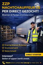 Chauffeur Nacht  CE – Bloemen & Planten (Honselersdijk), Vacatures, Overige uren, MBO, Vanaf 1 jaar, Overige vormen