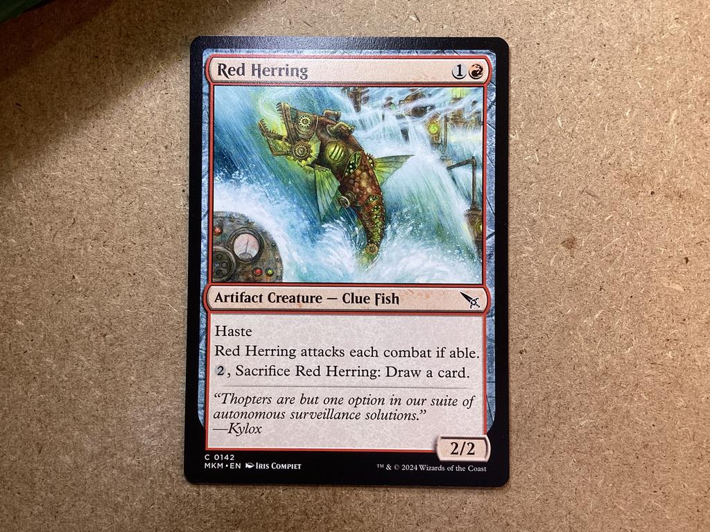 1x Red Herring [0142] (Near Mint), Ophalen of Verzenden, Zo goed als nieuw, Losse kaart