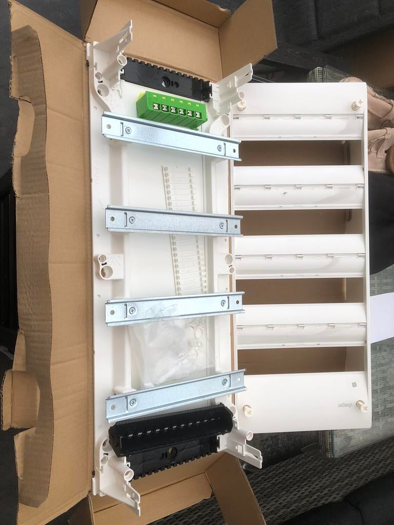 Hager groepenkast, Doe-het-zelf en Verbouw, Elektra en Kabels, Ophalen of Verzenden, Zo goed als nieuw, Overige typen