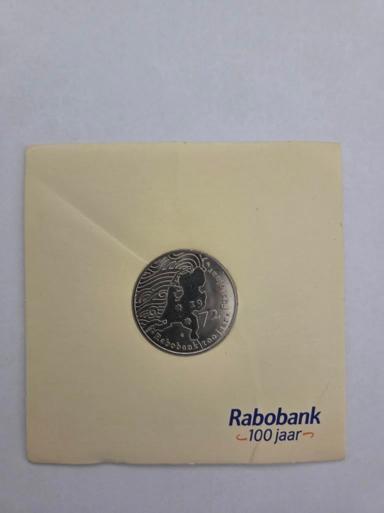 Rabobank 100 jaar herdenkingsmunt Koningin Juliana, Postzegels en Munten, Munten | Nederland, Ophalen of Verzenden, Koningin Juliana